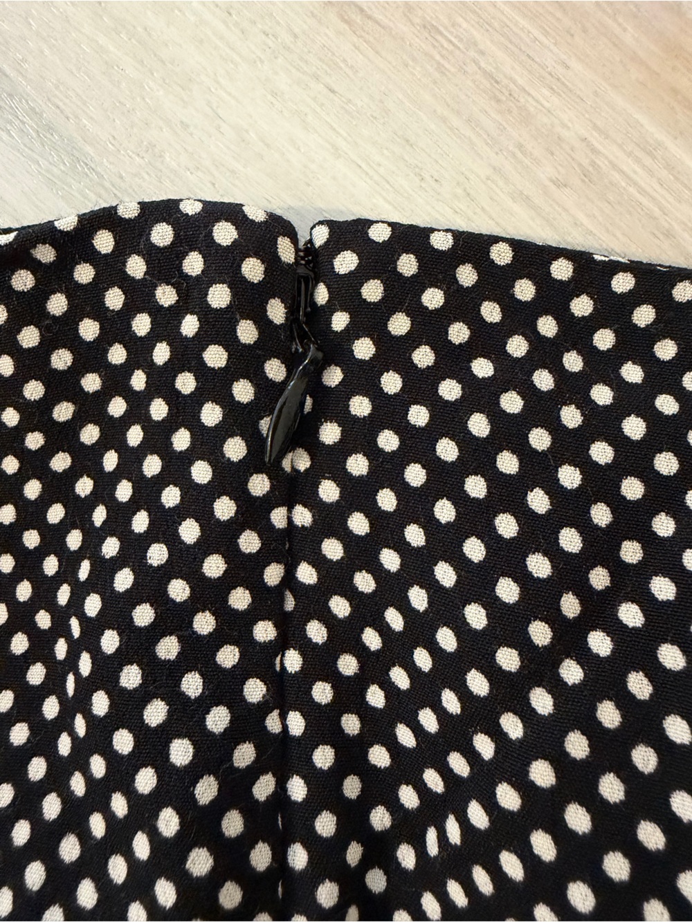 Anthropologie Maeve Cabo Black and White Polka Dot Wide-Leg Pants - Picture 5 of 10